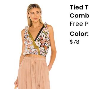 Free People tied to you tank